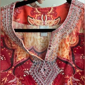 Embellished tunic coastal chic